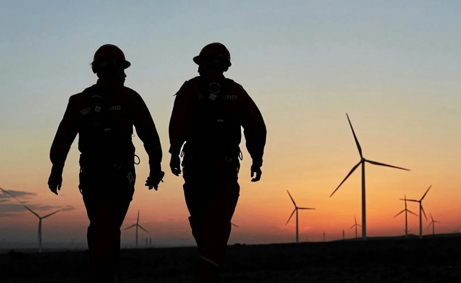 Aerogenerador Goldwind en operación